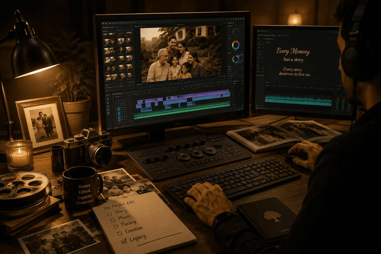 step 03 · creative editing